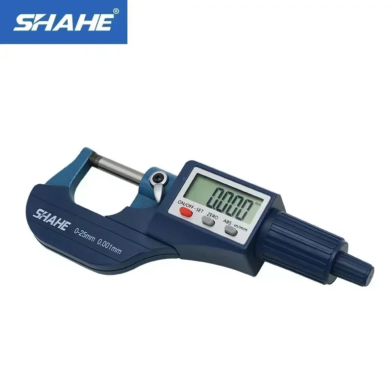 SHAHE 0-25mm Electronic Outside Micrometer 0.001mm Caliper Measuring Tools