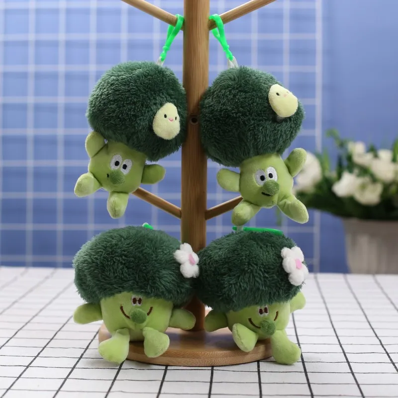15cm 50pcs wholesale New cute and adorable cauliflower brother and cauliflower sister keychain bag pendant doll manufacturer