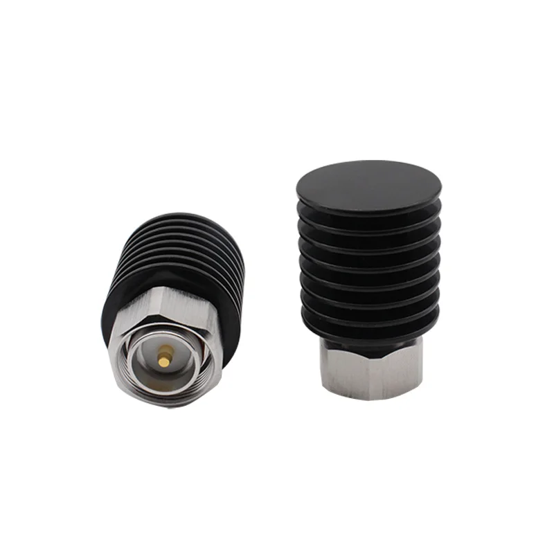 4.3/1.0 male high power coaxial load 10W with heat sink 6GHZ low standing wave mini-din male 4