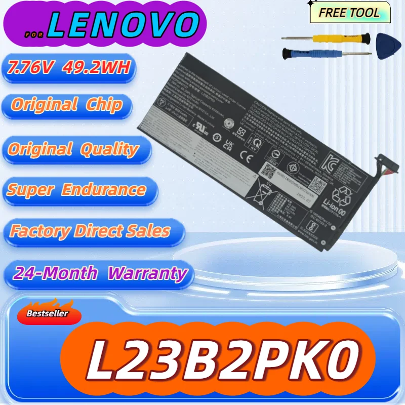 

L23B2PK0/L23M2PK0/L23C2PK0 Аккумулятор прямой завода 7,76 В 49,2 Втч для портативного портативного устройства Lenovo Legion Go 8APU1 + гарантия 2 года
