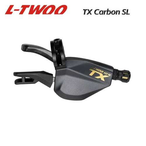 Imagen 2 del producto ¡NUEVO! Palanca de cambios de carbono de liberación bidireccional LTWOO TX 1x12 velocidades + estabiliza el desviador trasero de carbono de amortiguación 12s