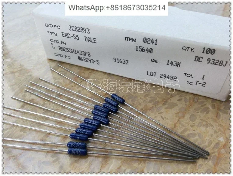 100 PCS  316R RNC55 1/4W 0.25W 316 Ohm VISHAY Metal Film Resistor