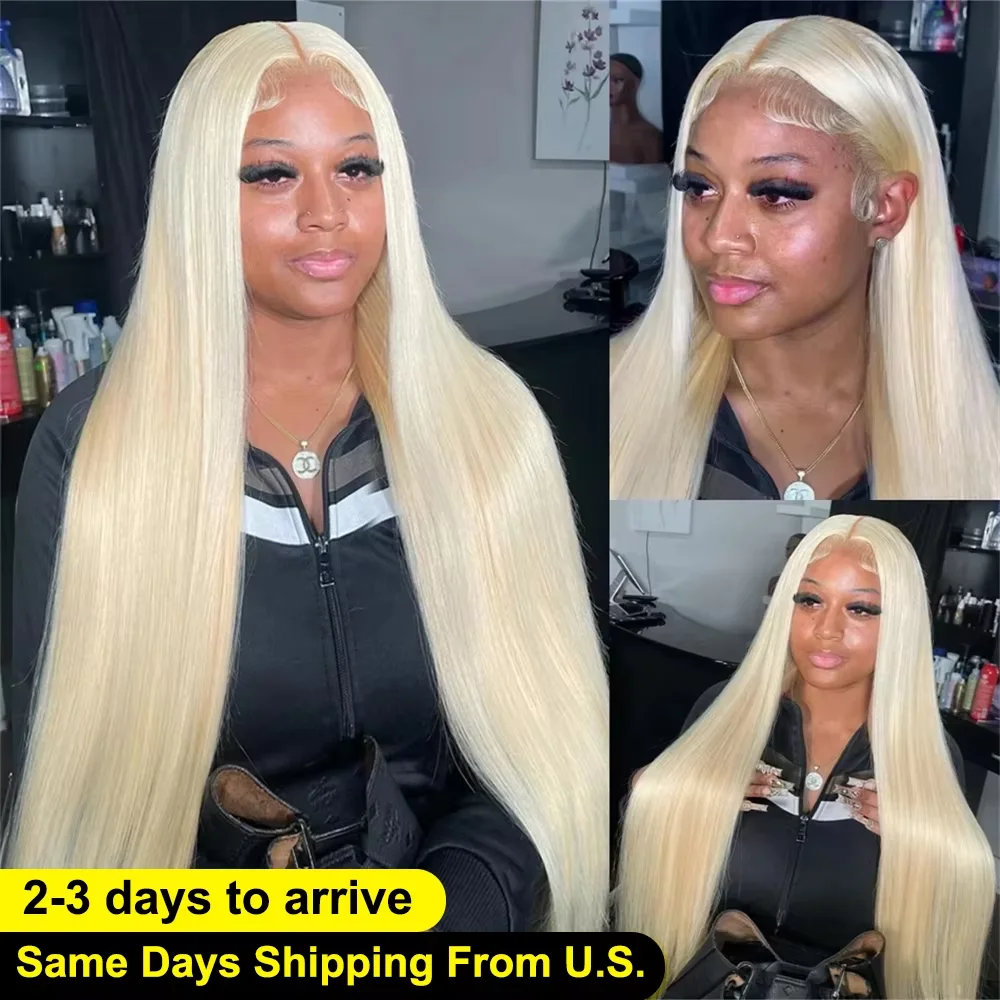 200% الكثافة البرازيلي 30 بوصة 613 شقراء 13x4 HD الدانتيل الجبهة خصلات الشعر المستعار الإنسان قبل قطعها مستقيم غلويليس الدانتيل شعر مستعار أمامي النساء