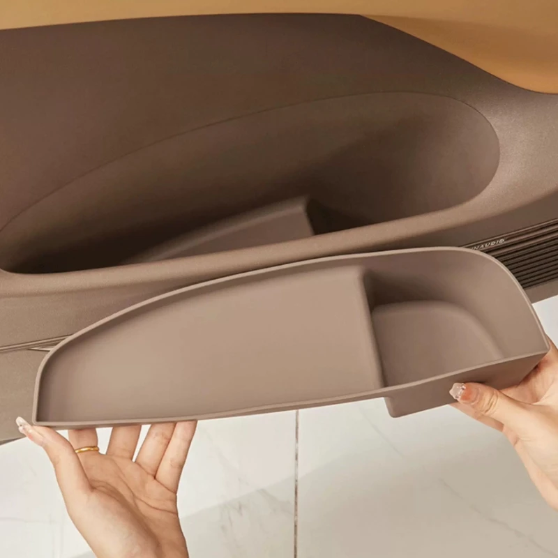Door Storage Slot Silicone Mat Door Slot Mat Protective Mat Interior Upgrade For Denza D9 2024-2025 Auto Supplies Retrofit Parts