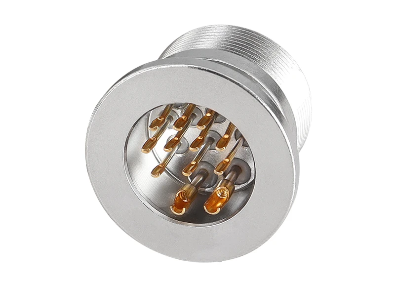 

Авиационная вилка из нержавеющей стали KF25/40, газовый герметичный фланец, быстрое крепление, вакуумный стеклянный соединитель