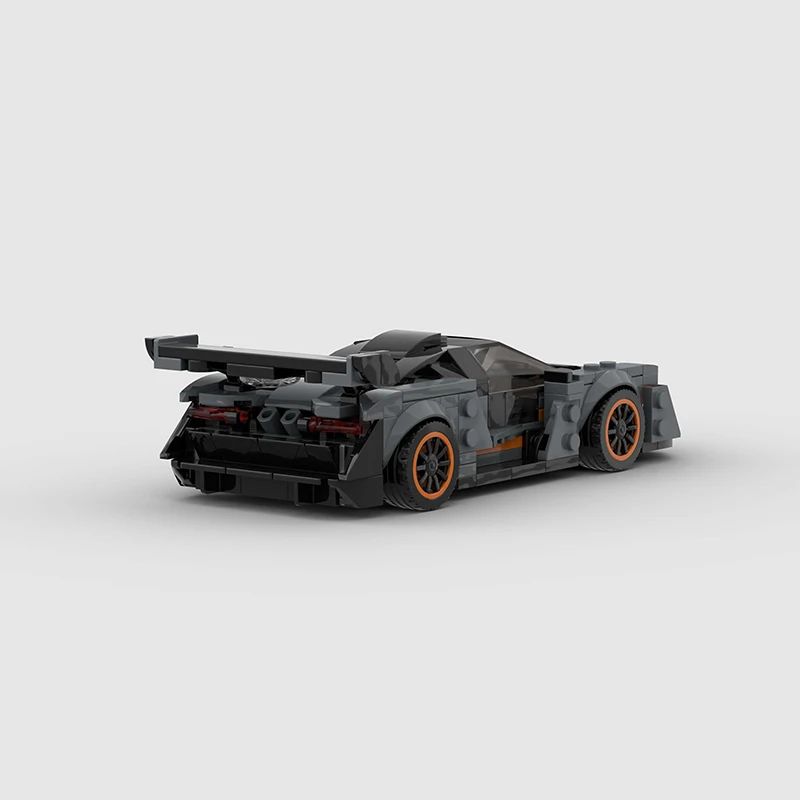Moc modelo técnico racer carro blocos de construção cidade veículo tijolos conjuntos corrida supercar crianças presente brinquedos senna