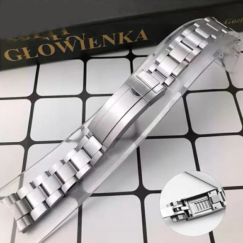 

Fine steel strap for Rolex Diver black water ghost green water ghost ditongna yacht series men's watch strap accessories 20 21mm
