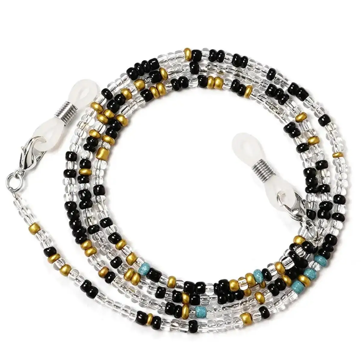 1 шт., богемная красочная длина цепочки для очков, регулируемая длина для чтения, анти-потерянная модная цепочка, ремешок для очков, ремешок для очков, веревка