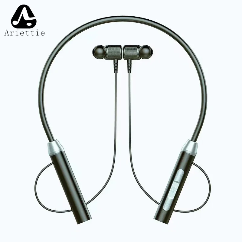 Original Ariettie G01 Wireless Headphones Bluetooth Neckband Earphones Hifi Stereo Headset Halter Magnetic Earbuds With Mic