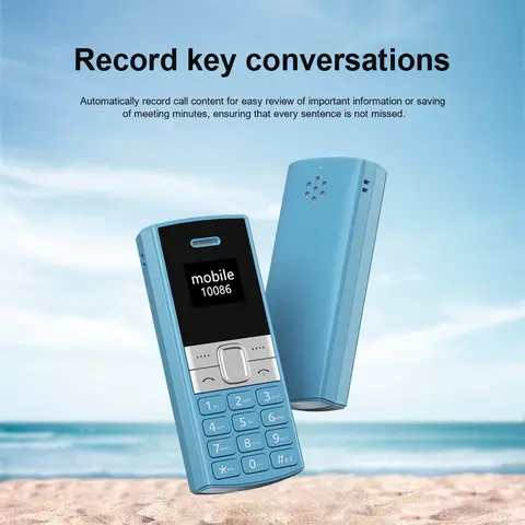 SERVO BM150 Superliten Mobiltelefon med Funktioner 2 SIM Standby Snabbval Automatisk Samtalsinspelning Svartalista Miniknapp Minsta Telefoner 8 best sales telefon med knappar - №5
