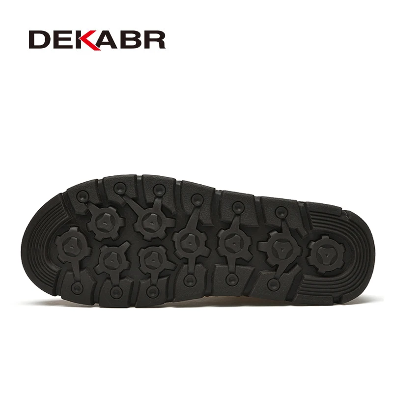 DEKABR 2023 New Snow Boots Protective and Wear-resistant Sole Man Boots Warm and Comfortable Winter Walking Boots Big Size 39-48