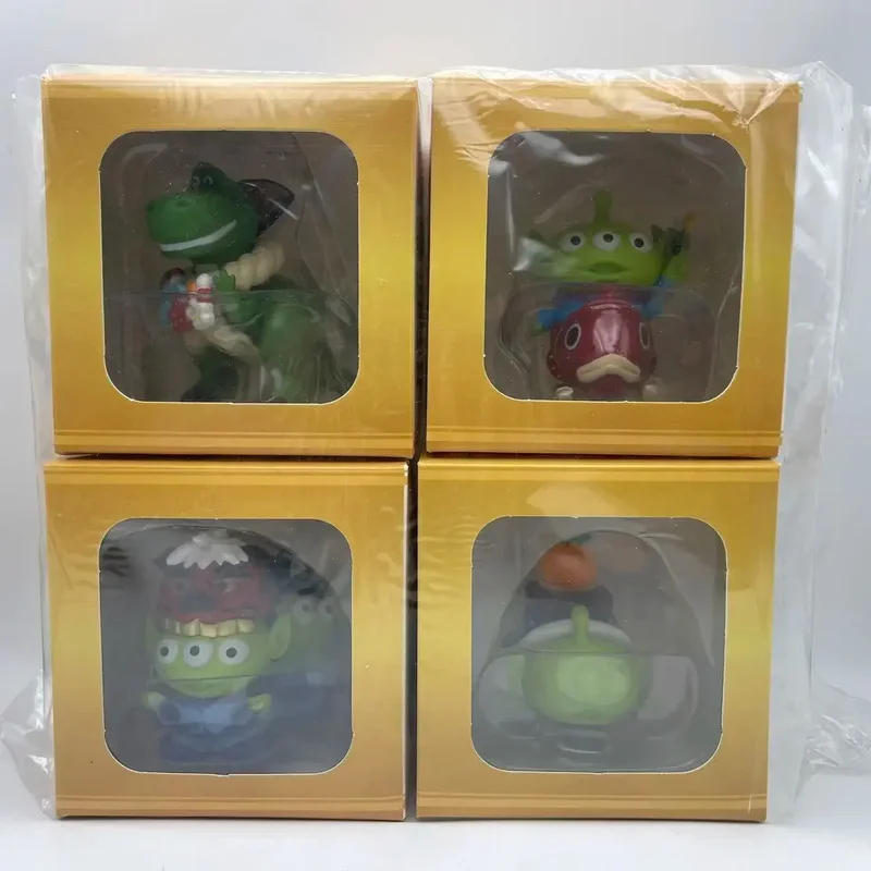 Neue Jahr Blind Box Alien Rex Action Figur Set Tee Party Sammlerstücke Kind Spielzeug Nette Desktop Dekoration Frühling Festival Souvenir