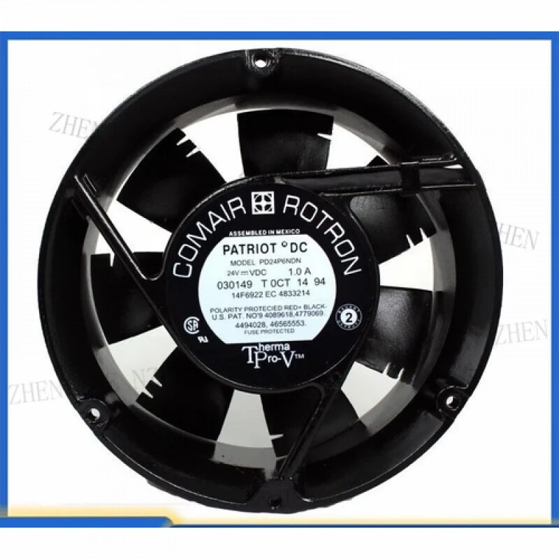 

Y For COMAIR PD24PNDN 24V 1.0A 17251 172*150*51mm Round Aluminum Frame Cooling Fan