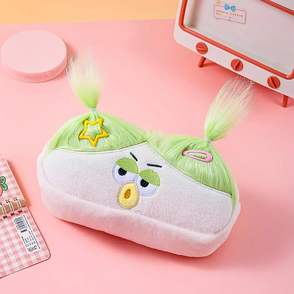 pen-storage-bag-diy-pencil-case-organizer-with-capacity-long-hair-doll-design-zipper-storage-bag-cartoon-pen-marker-holder