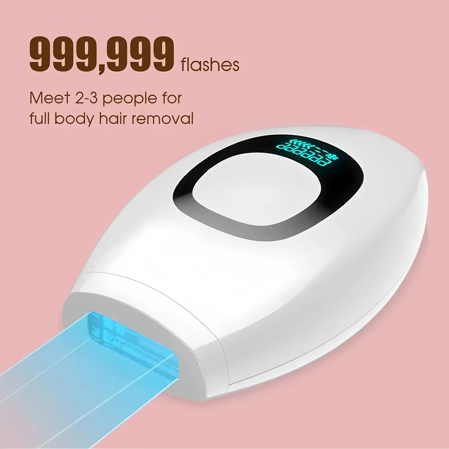 Professional Permanent Laser Depilator IPL Hair Removal Handset Home Use For Women and Men With Screen Display Flash Depilator