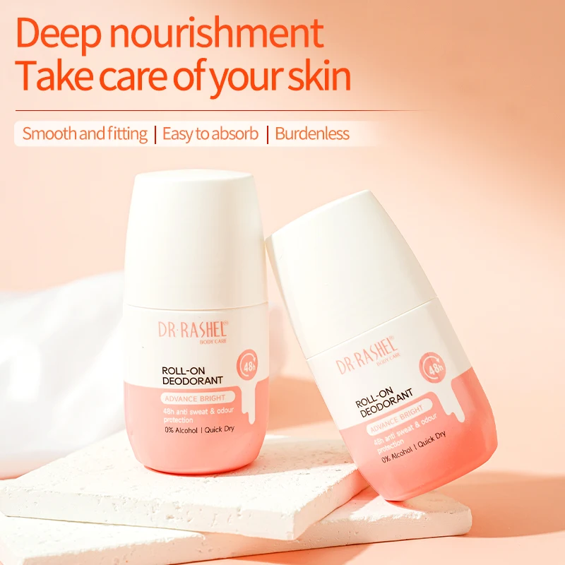 DR.RASHEL دائم 48 ساعة عطر مزيل العرق عصا بلسم عشبي الجسم الإبط إزالة الرائحة اشراق مضاد للتعرق