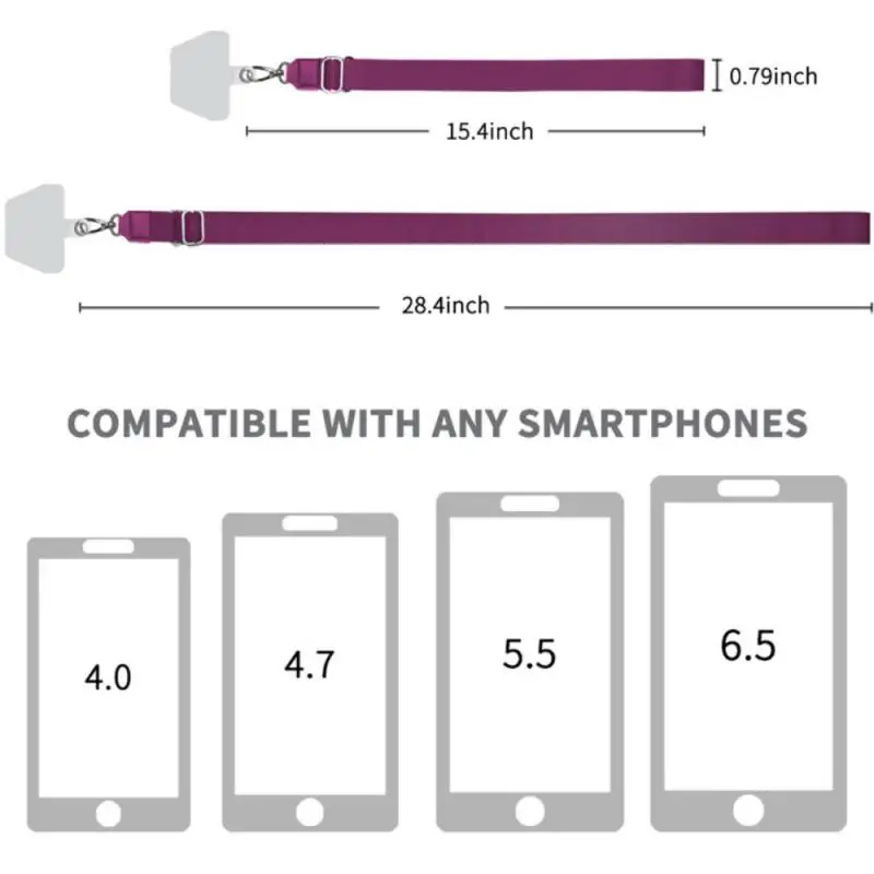 Cell Phone Anti Lost Fall Neck Straps Cord Lanyard Adjustable Lanyard Strap Safety Tether Universal Mobile Phones Accessories