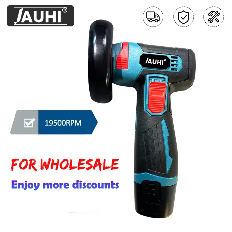 JAUHI 12V Mini Angle Grinder Rechargeable Grinding Tool Polishing Grinding Machine For Cutting Diamond Cordless Power Tools