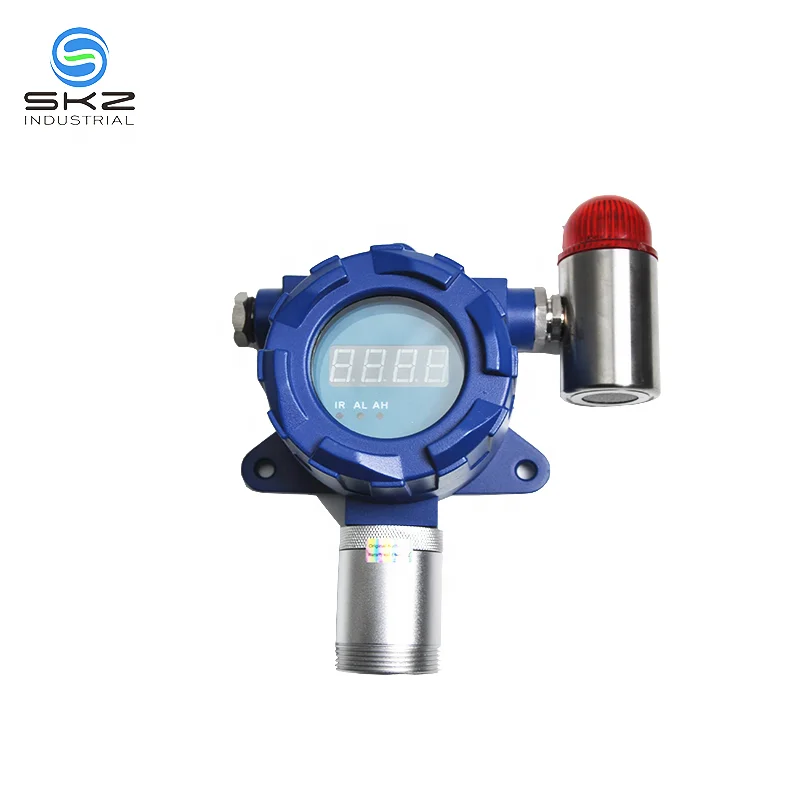 hot sell sound and light alarm fixed carbon monoxide detector SKZ1050B-CO Bio-gas analyzer gas detector