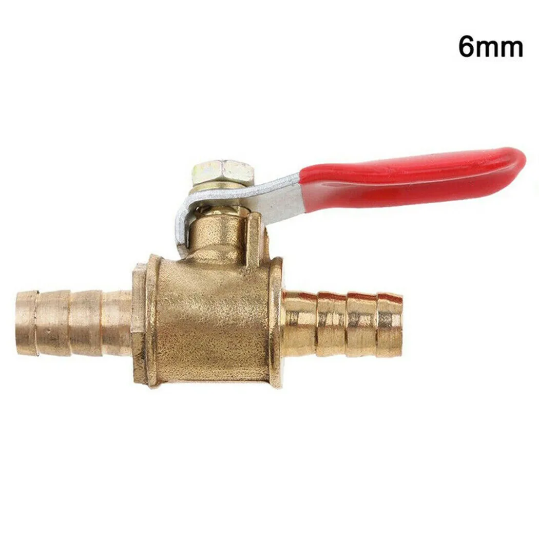 1 Pc Ball Valve Shut-off With Water Fuel 6/8/10 / 12mm Brass Commercial Use，Home Improvement，Plumbing Fixtures