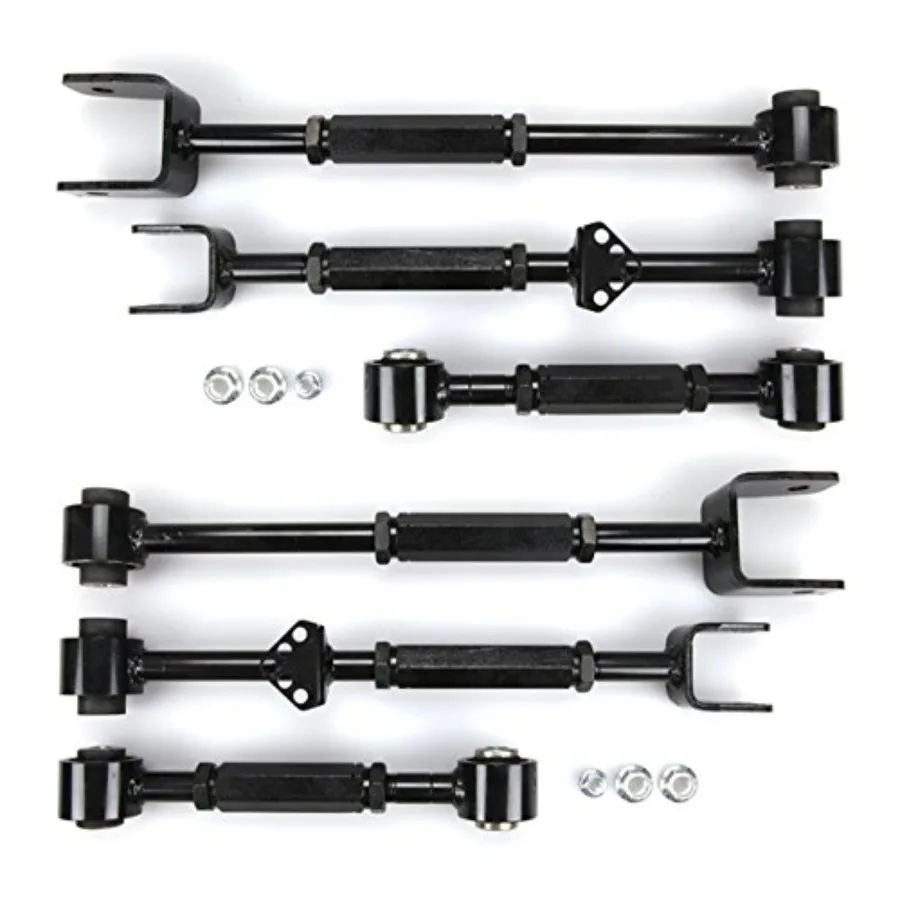 

Комплект задних нижних рычагов JPower Camber Toe Kit для 0817 Honda Accord 0914 Acura TL TSX Высокопроизводительное обновление подвески для улучшения H