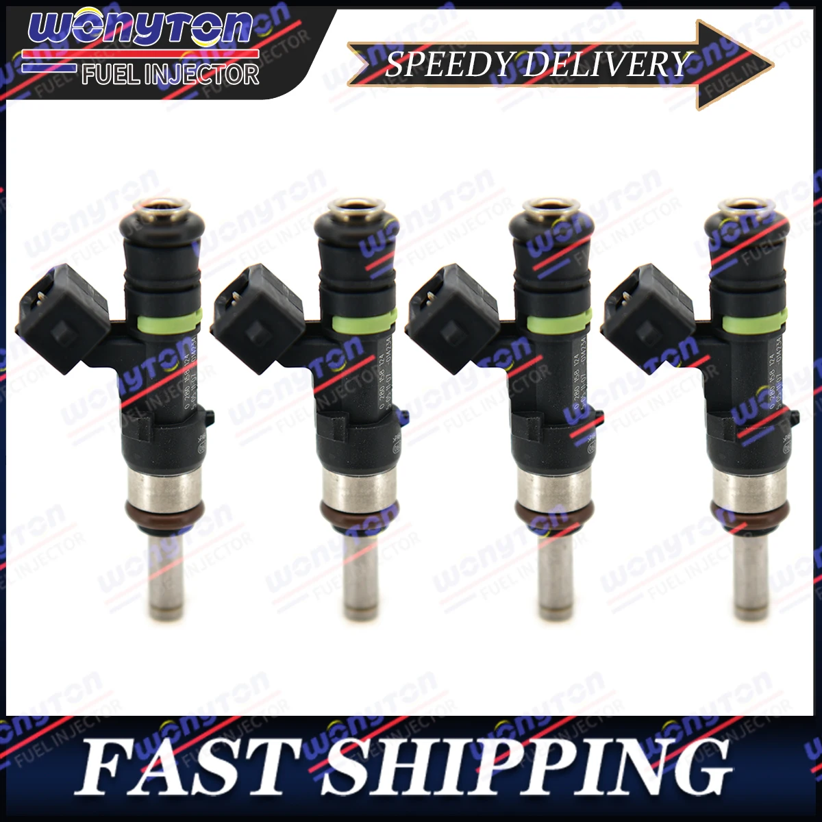 

4x Fuel Injectors For FERRARI 599 GTB GTO SA F430 4.3L 6.0L 0280158124