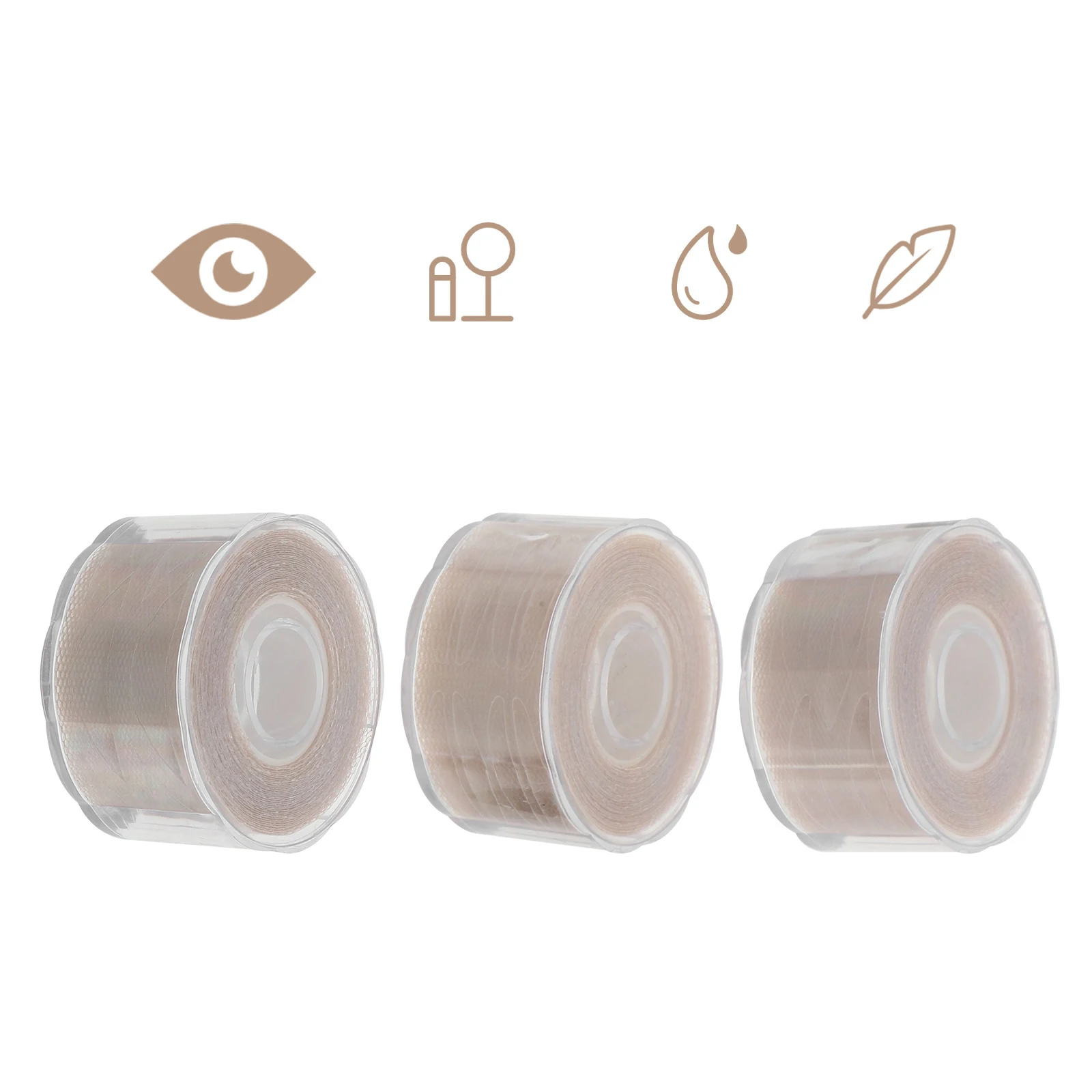 

3 Rolls Double Eyelid Sticker Mesh Eye Patch for Girls Women PVC Tape Easy Natural Makeup Accessories eyelid modification