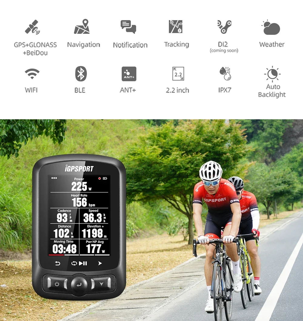 iGS620 intelligent GPS stopwatch bike yardstick cycling navigation wireless mountain bike road bike GPS waterproof equipment