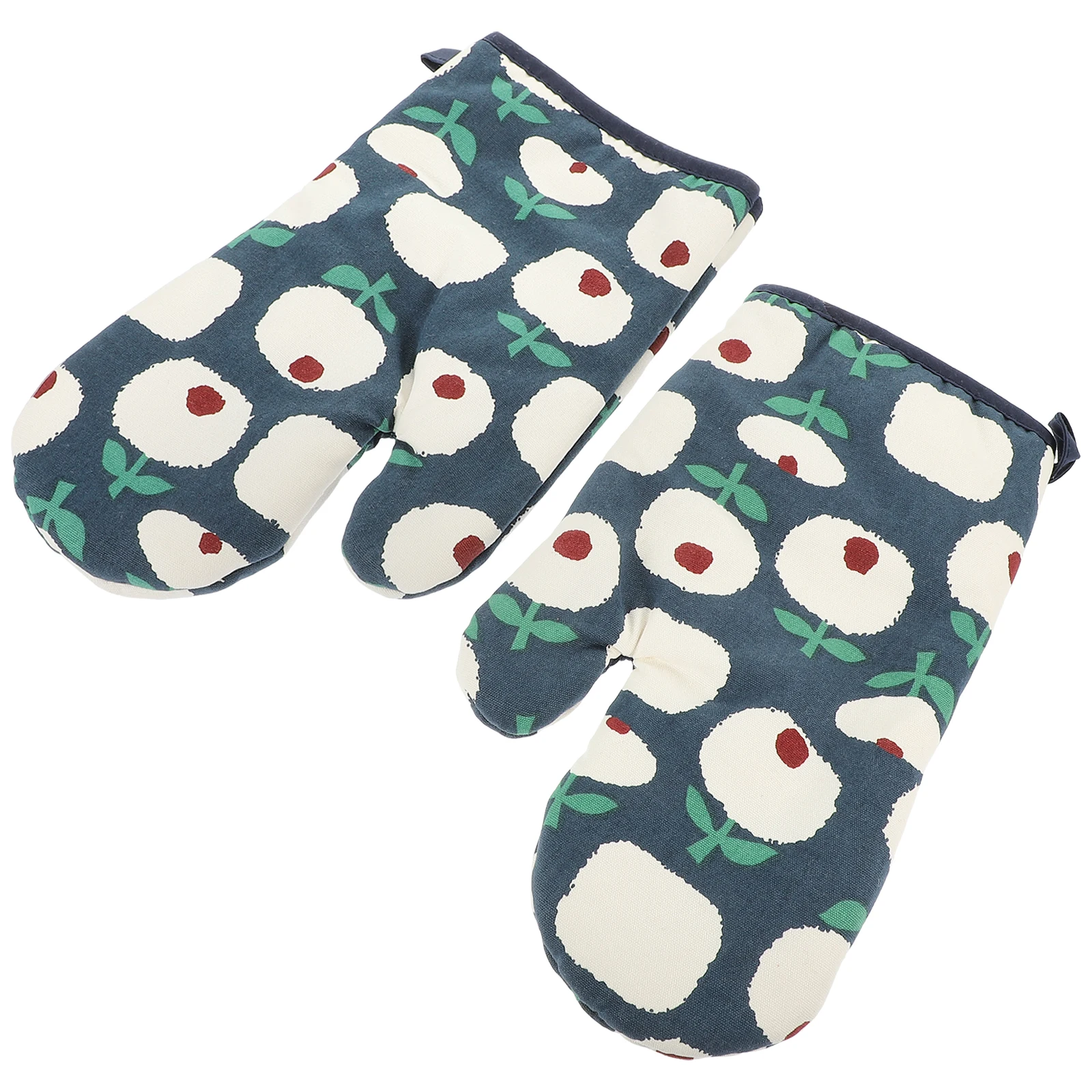 

Insulation Gloves Heat Resistant Oven Mitts Thickened Cotton Protective Kitchen Cooking Baking BBQ Gloves Anti Heat Hand Safety