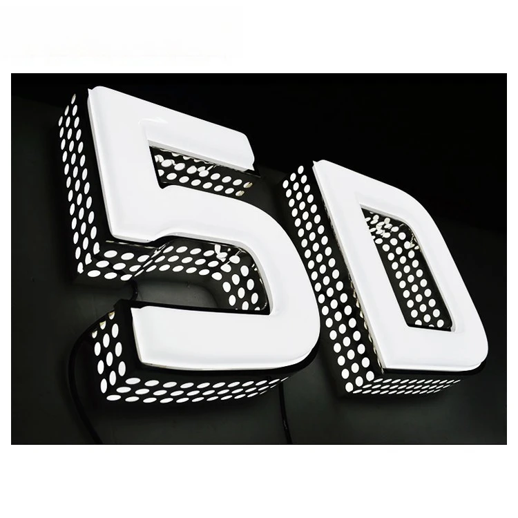 3D Large English Alphabet Plastic Clear Acrylic Aluminum Styrofoam Letter