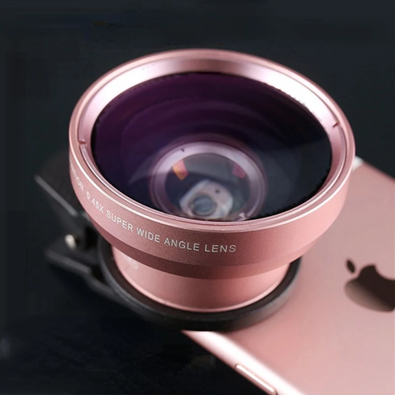 2024 New 2 In 1 Universal Phone Lens 0.45x Ultra Wide Angle 12.5x Macro HD Camera Lens