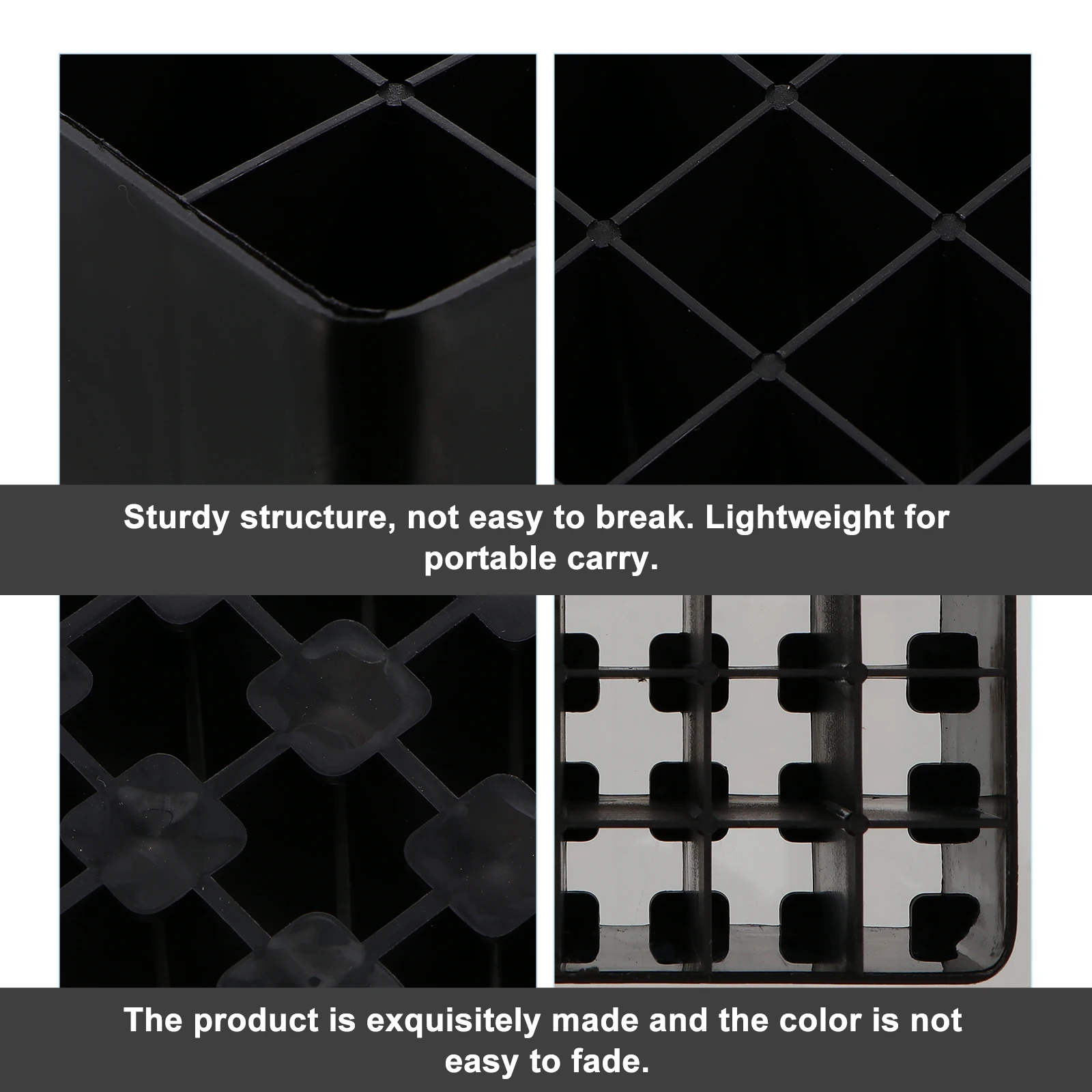 

4Pcs Mark Pen Holder Plastic Desktop Pen Organizer Stationery Storage Box Pencil Container Pencil Container