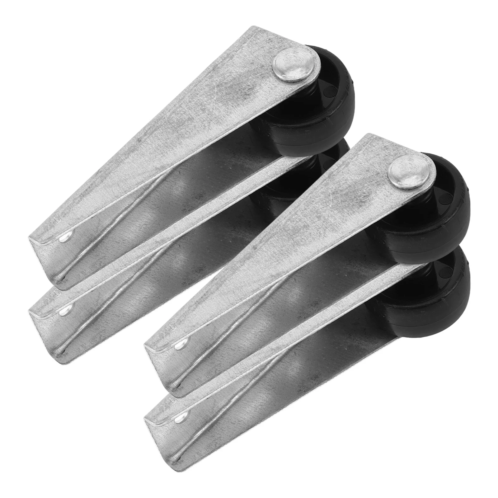 5 шт. сверхмощные поворотные колеса, утолщенный дизайн, нижняя направляющая раздвижной двери, роликовые нейлоновые колеса, универсальная совместимость