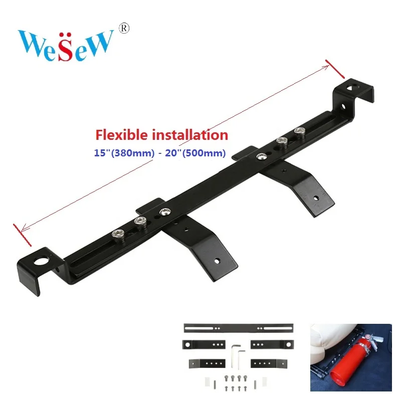 Automotive Components Fire Extinguisher Bracket Universal Design Passenger Seat Under Holder Mount Bracket OEM/ODM Custom