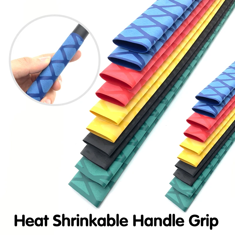 

1M Dia 15 18 20 22 25 28 30 35 40 45 50mm Non Slip Heat Shrink Tube Fishing Rod Wrap Handle Insulated Protect Waterproof Cover