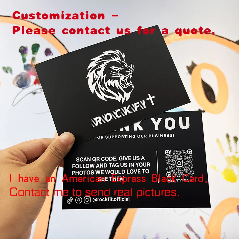 

custom.Promotional Use Custom Business Card Double Sides Printing Thank You Card Advertising Greeting Cards