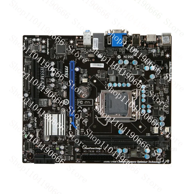 

Для материнской платы MSI H55M-E21 H55 LGA1156 2 * DDR3 8G VGA + DVI + HDMI M-ATX протестировано, нормально XYG