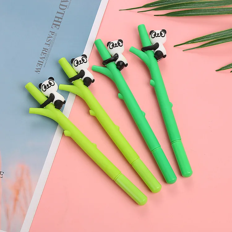 

50 PCS Creative Panda Neutral Pen Personality Learning Stationery Office supplies signature pen Random Delivery