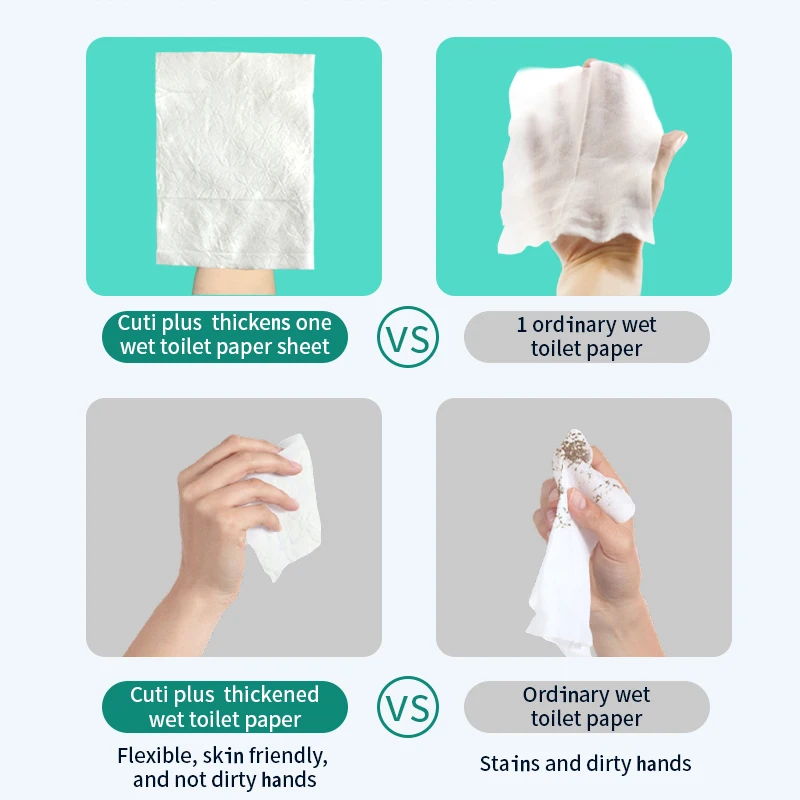 مناديل مبللة للعناية الحميمة - درجة حموضة متوازنة لنظافة المؤنث، وتغيير حفاضات الأطفال والبشرة الحساسة 80 قطعة #4