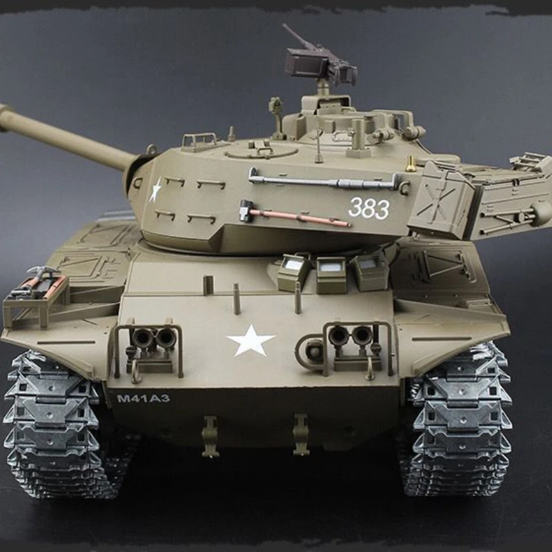 1/16 zbiornik RC M41A3 symulacja uruchomić 360-stopni dookólna spaceru zdalnie sterowanym samochodowym wersja 7.0 3839 Model zabawki dla chłopca