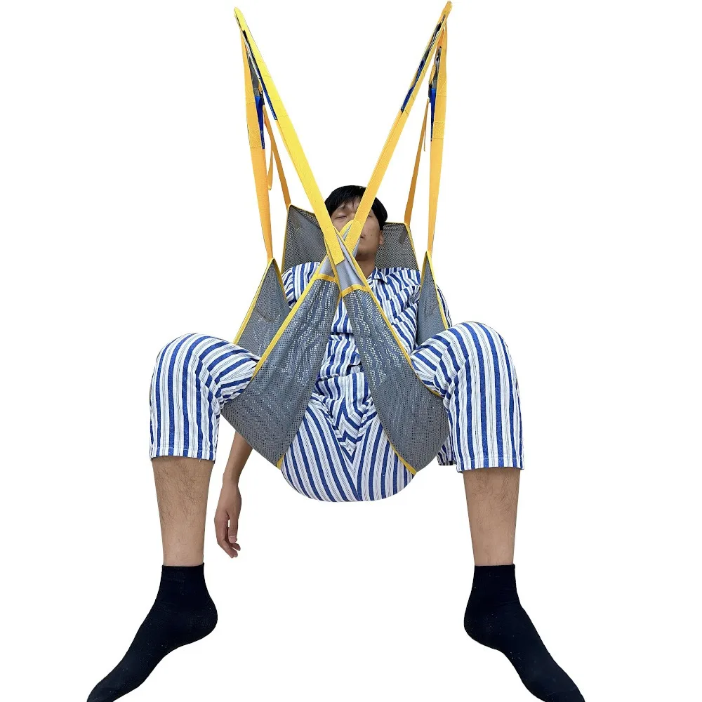 

Disabled Patients Shift Machine Lifting Devices Sling Elderly Bathing Full Body Mesh Split Leg Straps Adjustable Assist Sling