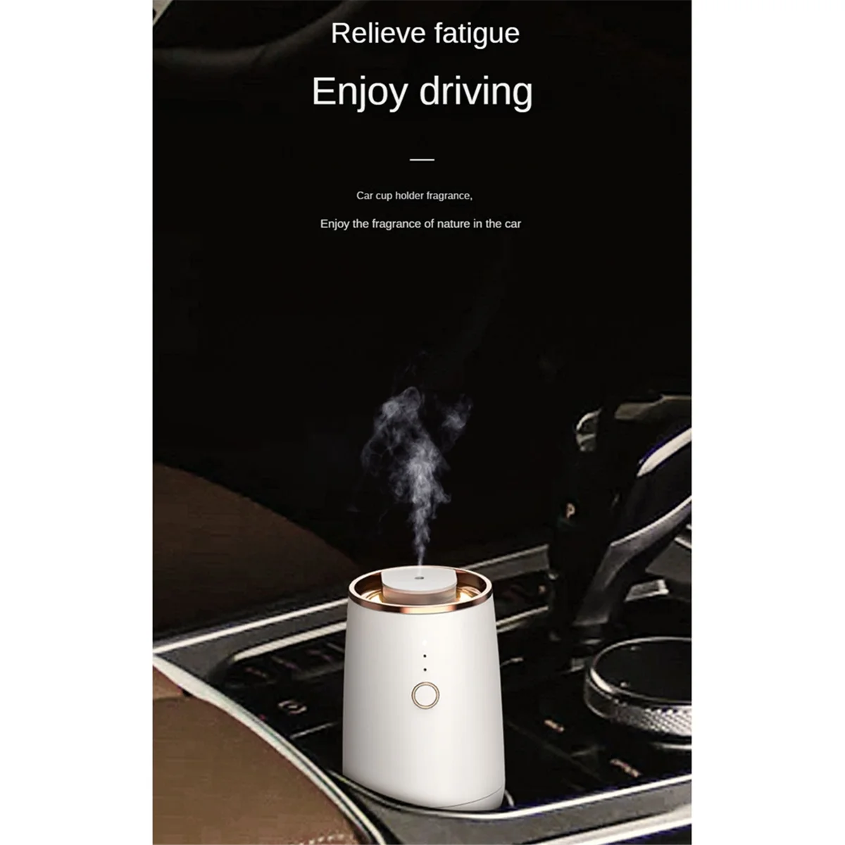 Waterless Essential Oil Aromatherapy Diffuser Office Desktop Portable Electric for Spa Home Mini Car Spray Timing Black HOT