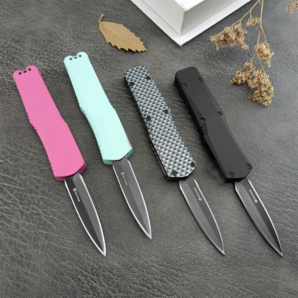 

4 Colors Micro A07 OTF Pocket Knife 440C Blade Zinc Alloy Handle Outdoor Tactical EDC Hunting Camping Mini Knife for gift