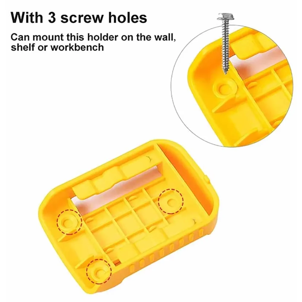 1/5/10 Stuks Batterij Houder Voor Dewalt 18V 20V Batterij Muurbevestiging Batterij Opslag Dock Houder Fit Voor Dwalt Dcb200 Dcb203 Dcb205