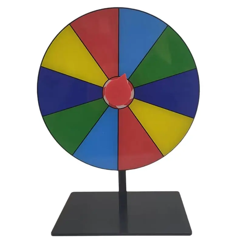 

HOTB72A Stable Roulette Prize Wheel Erasable Board 10 Slots Roulette Board Doodle Fun Game Fortune For Store Activities
