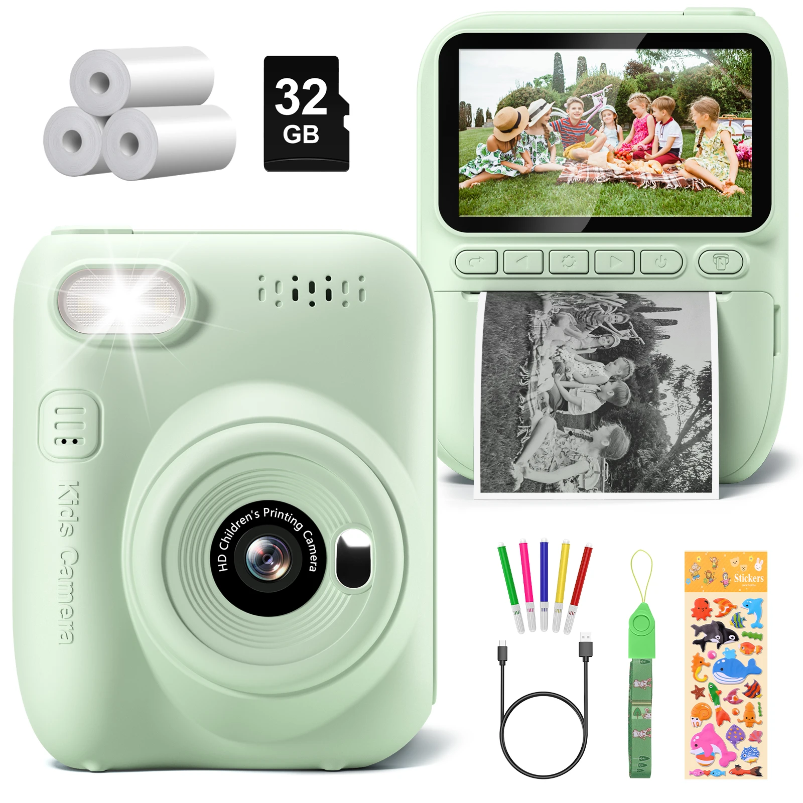 Gofunly Kids Instant Print Camera 3.0