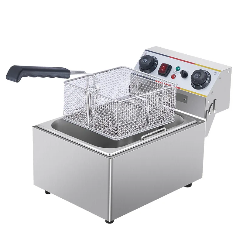 

Commercial electric fryer, thickened, fryer, double-cylinder electric fryer, large capacity