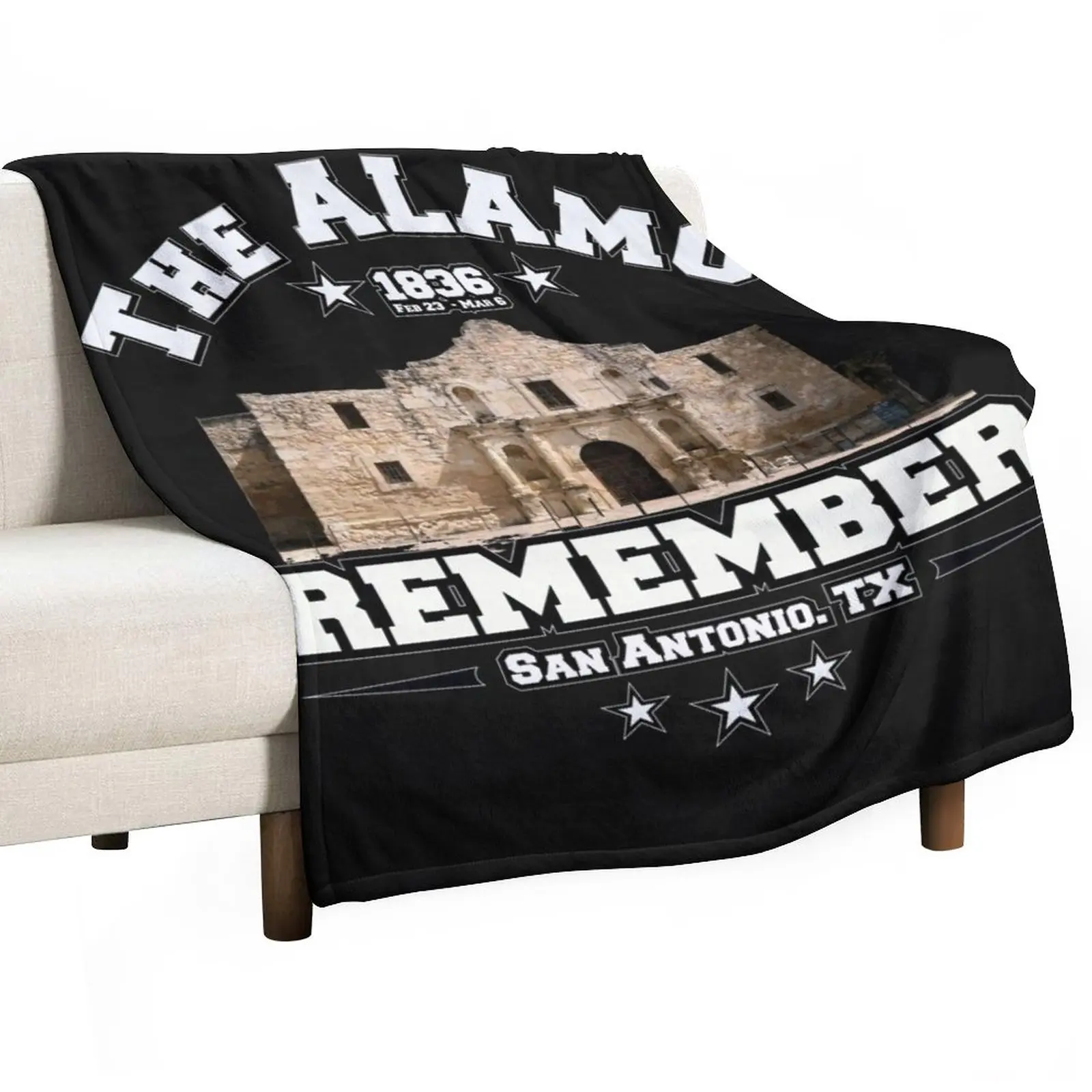 

Remember The Alamo San Antonio Texas Throw Blanket Blanket Sofa valentine gift ideas Blanket For Decorative Sofa