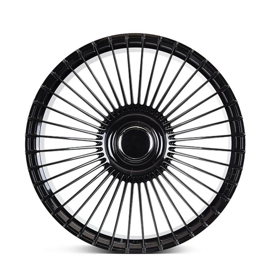 for   Jiangzao black Spoke wheel 5x130 5x120 5x112 5x114.3 Rim Alloy Forged 20 21 22 23 24 Inch Car Wheels