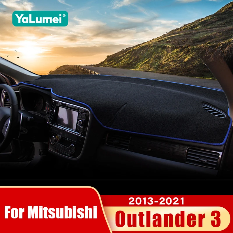 For Mitsubishi Outlander 3 2013 2014 2015 2016 2017 2018 2019 2020 2021 Car Dashboard Sun Shade Cover Non-slip Mat Accessories